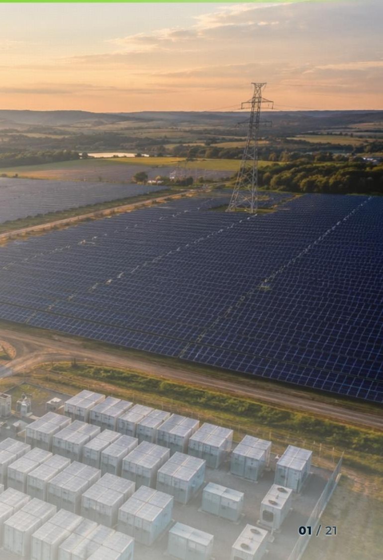 Usina solar e sistema de armazenamento de energia (BESS) da Soliker Energia