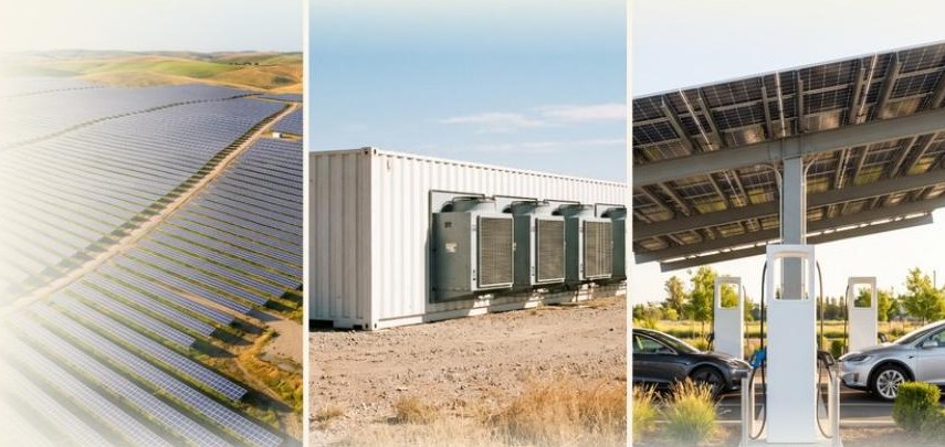 Usina solar, BESS e eletroposto Soliker